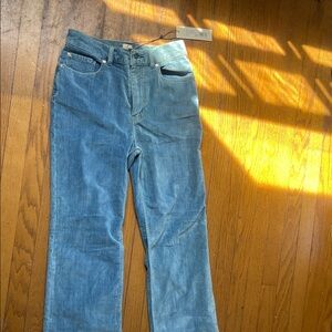 Stylish Blue Cropped Women's Pants